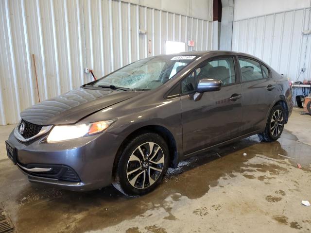 2HGFB2F8XEH541641 - 2014 HONDA CIVIC EX GRAY photo 1