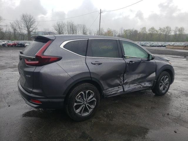 5J6RW2H88NA010718 - 2022 HONDA CR-V EXL GRAY photo 3