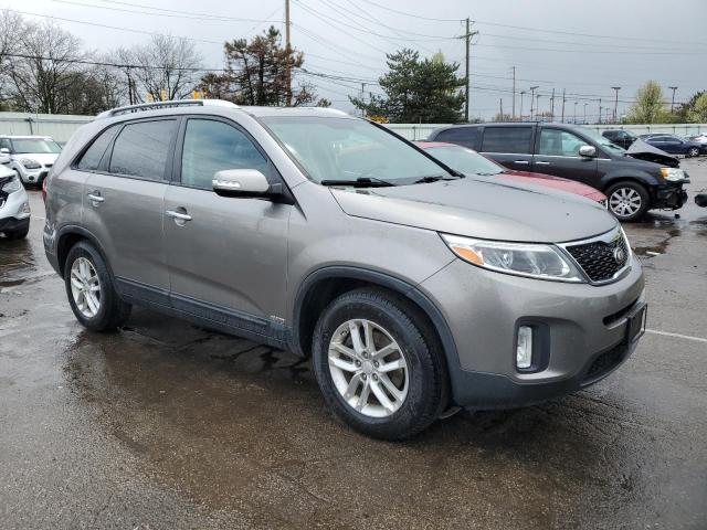 5XYKTCA65EG541339 - 2014 KIA SORENTO LX GRAY photo 4