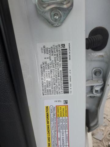 2HGFE2F58NH549346 - 2022 HONDA CIVIC SPORT 白色 照片 12