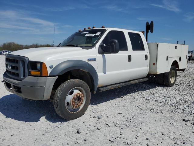 1FDXW47Y16EB72657 - 2006 FORD F450 SUPER DUTY WHITE photo 1