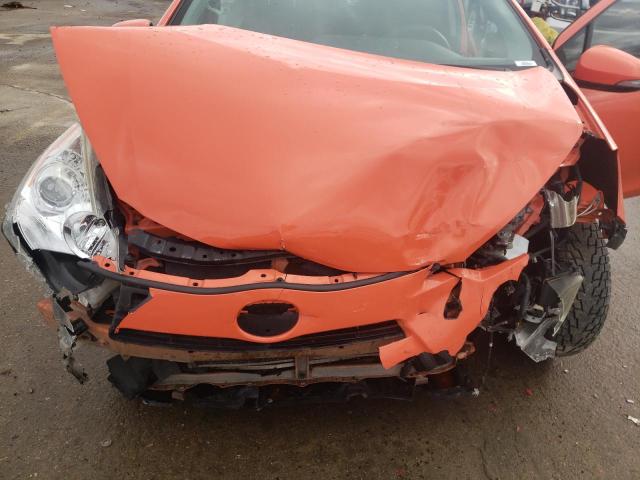 JTDKDTB30C1029714 - 2012 TOYOTA PRIUS C ORANGE photo 11