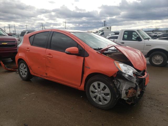 JTDKDTB30C1029714 - 2012 TOYOTA PRIUS C ORANGE photo 4