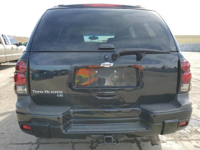 1GNDT13S782235305 - 2008 CHEVROLET TRAILBLAZE LS BLACK photo 6