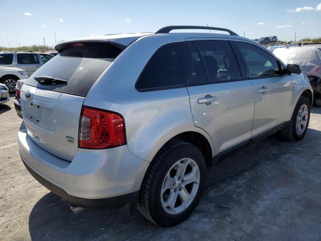 2FMDK4JC3EBB16094 - 2014 FORD EDGE SEL SILVER photo 3