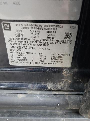 LRBFX2SA1LD149925 - 2020 BUICK ENVISION ESSENCE أزرق صورة 13