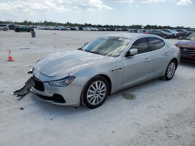 ZAM57XSA1E1084309 - 2014 MASERATI GHIBLI GRAY photo 1