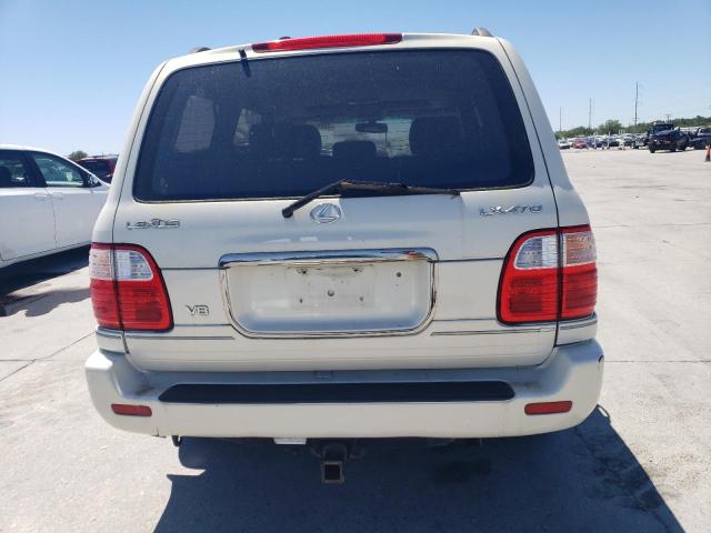 JT6HT00W6X0034962 - 1999 LEXUS LX 470 WHITE photo 6