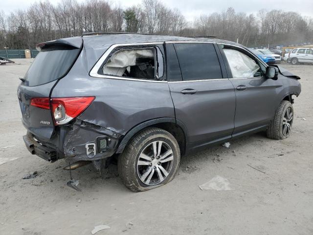 5FNYF6H70GB126358 - 2016 HONDA PILOT EXLN GRAY photo 3