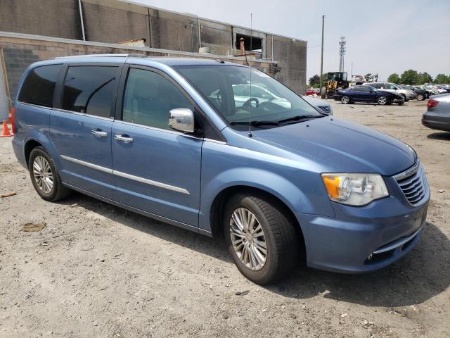 2A4RR6DG3BR745044 - 2011 CHRYSLER TOWN & COU LIMITED BLUE photo 4