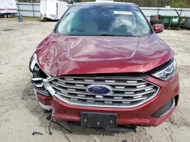 2FMPK3K98KBC25396 - 2019 FORD EDGE TITANIUM RED photo 5