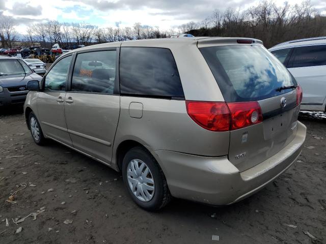 5TDZK23C37S053592 - 2007 TOYOTA SIENNA CE BEIGE photo 2