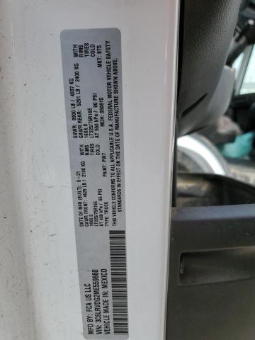 3C6LRVDG2ME559660 - 2021 RAM PROMASTER 2500 HIGH WHITE photo 14