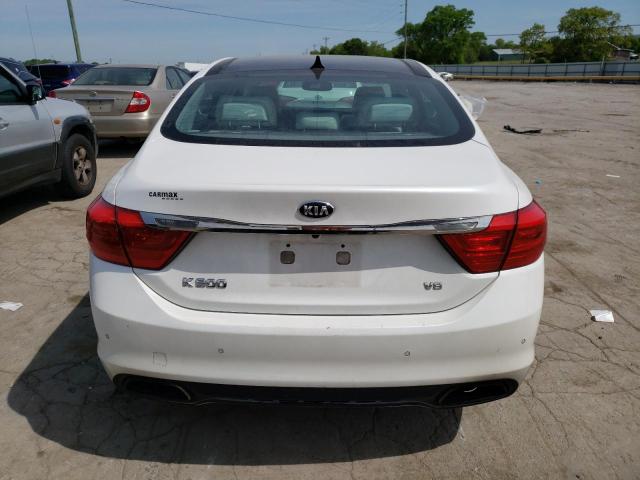 KNALW4D46F6017162 - 2015 KIA K900 WHITE photo 6