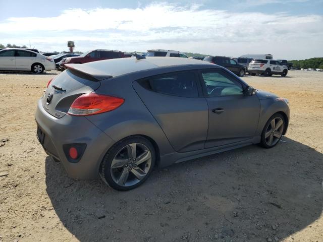 KMHTC6AE4DU156649 - 2013 HYUNDAI VELOSTER TURBO GRAY photo 3