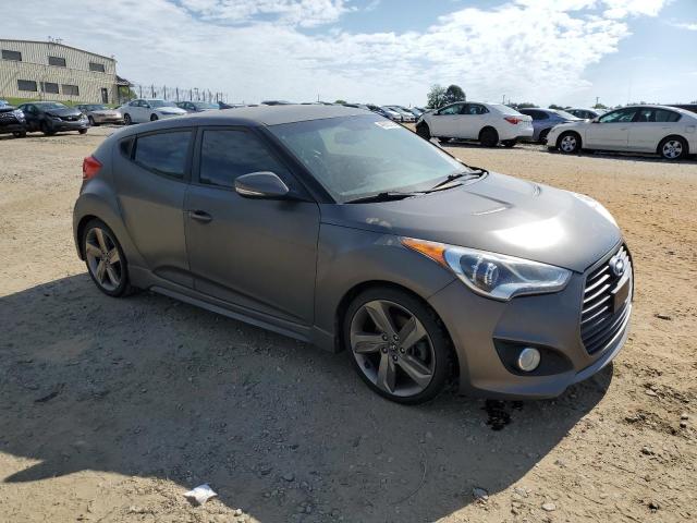 KMHTC6AE4DU156649 - 2013 HYUNDAI VELOSTER TURBO GRAY photo 4