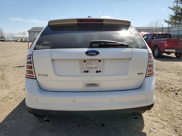 2FMDK3JC9ABA41843 - 2010 FORD EDGE SEL WHITE photo 6