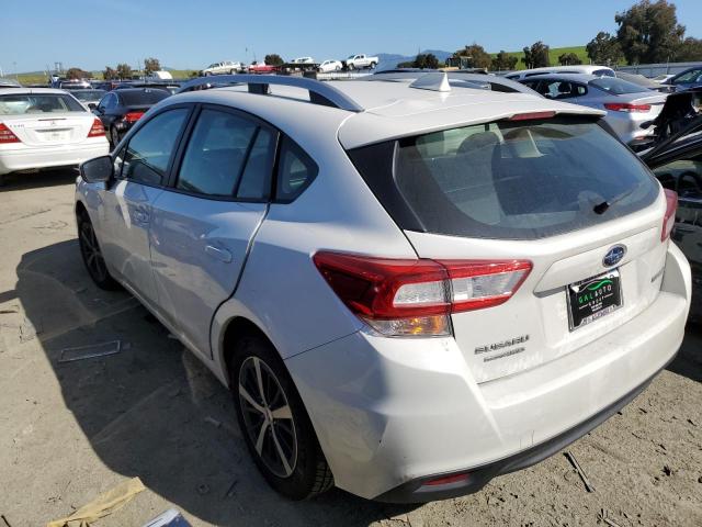 4S3GTAC68K3746239 - 2019 SUBARU IMPREZA PREMIUM WHITE photo 2