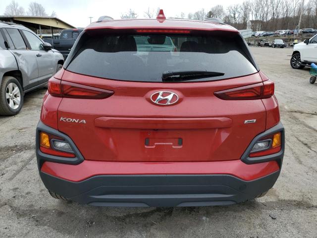 KM8K6CAA8LU558073 - 2020 HYUNDAI KONA SEL PLUS RED photo 6