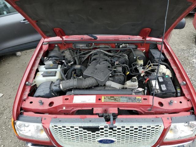 1FTYR44E13PA87733 - 2003 FORD RANGER SUPER CAB RED photo 11
