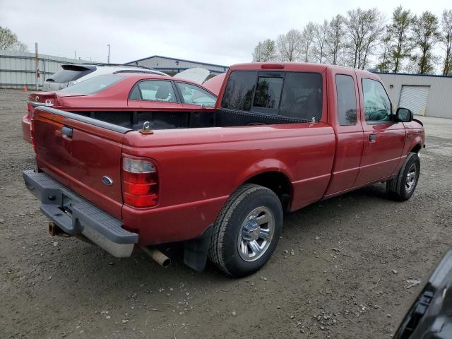 1FTYR44E13PA87733 - 2003 FORD RANGER SUPER CAB RED photo 3