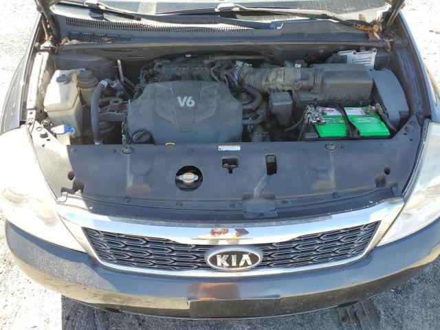 KNDMG4C70C6499123 - 2012 KIA SEDONA LX GRAY photo 12