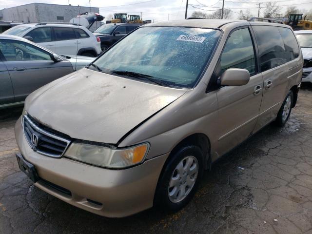 2HKRL18692H522256 - 2002 HONDA ODYSSEY EX BEIGE photo 1