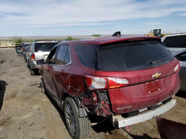 3GNAXJEV3JL410846 - 2018 CHEVROLET EQUINOX LT BURGUNDY photo 2