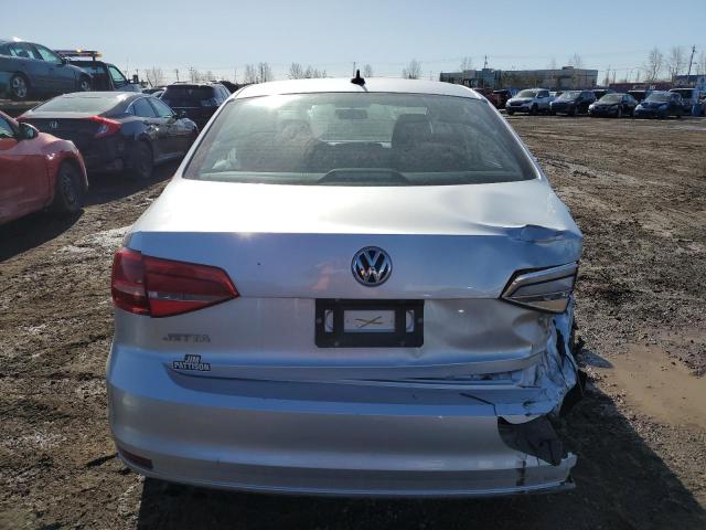 3VW2K7AJ1FM428214 - 2015 VOLKSWAGEN JETTA BASE SILVER photo 6