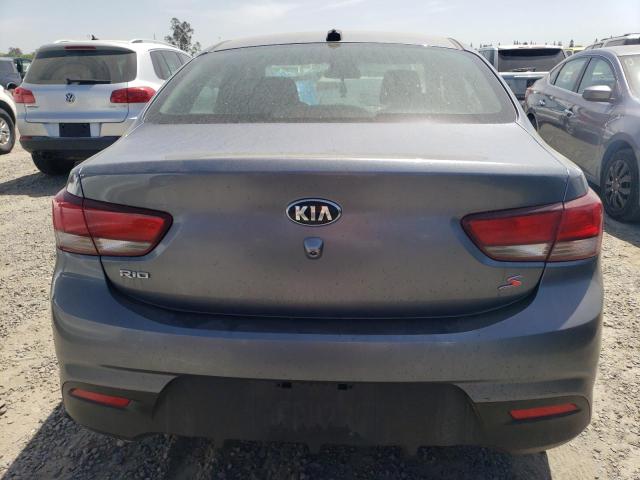 3KPA24AB5KE165915 - 2019 KIA RIO S GRAY photo 6