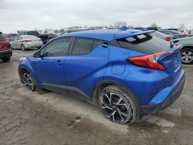 NMTKHMBX1JR054617 - 2018 TOYOTA C-HR XLE BLUE photo 2