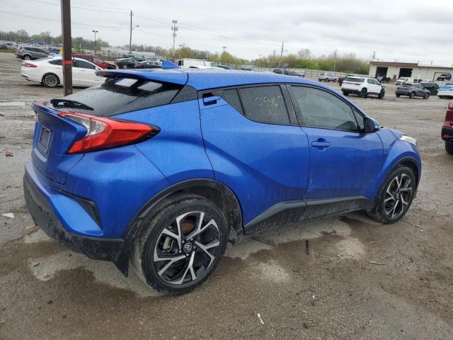 NMTKHMBX1JR054617 - 2018 TOYOTA C-HR XLE BLUE photo 3