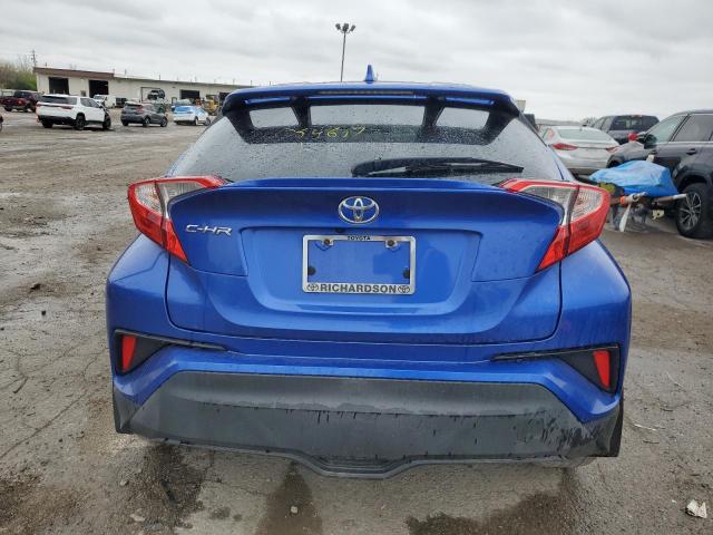 NMTKHMBX1JR054617 - 2018 TOYOTA C-HR XLE BLUE photo 6