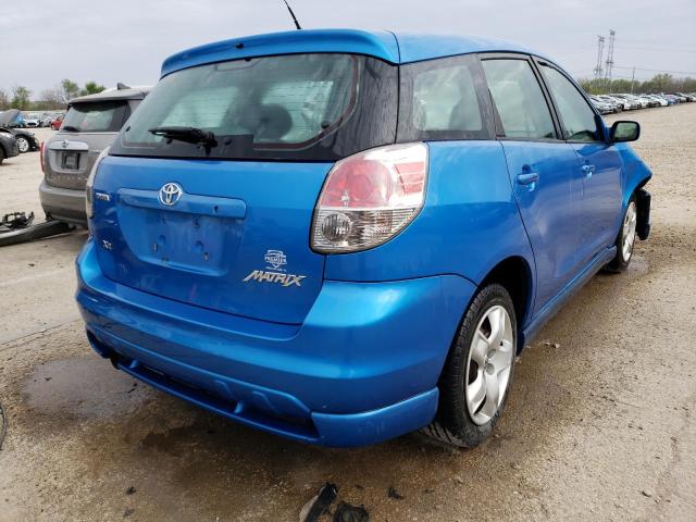 2T1KR32E28C691624 - 2008 TOYOTA COROLLA MA XR BLUE photo 3