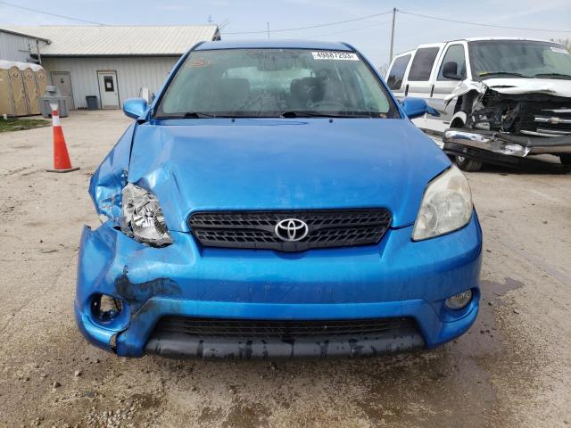 2T1KR32E28C691624 - 2008 TOYOTA COROLLA MA XR BLUE photo 5