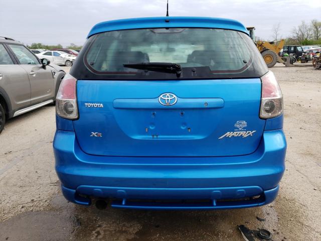 2T1KR32E28C691624 - 2008 TOYOTA COROLLA MA XR BLUE photo 6