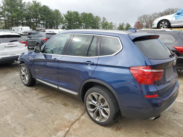 5UXWX9C52F0D58969 - 2015 BMW X3 XDRIVE28I BLUE photo 2