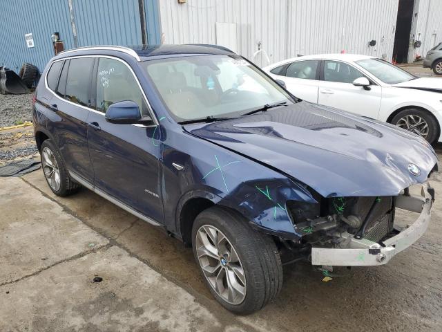 5UXWX9C52F0D58969 - 2015 BMW X3 XDRIVE28I BLUE photo 4