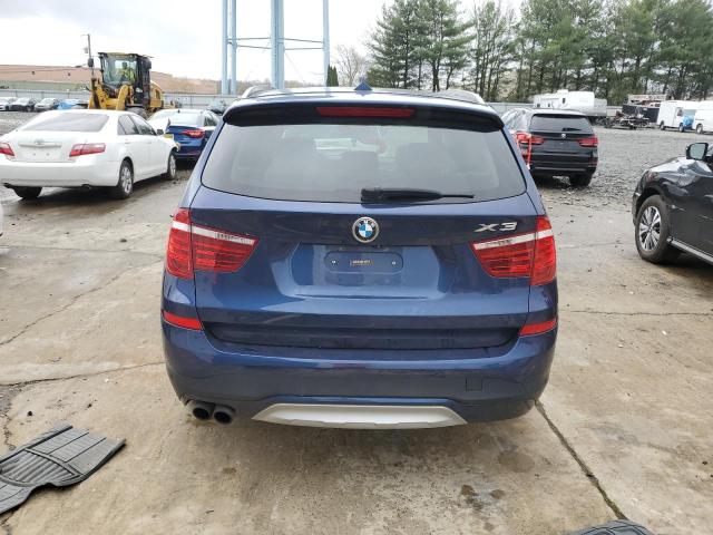 5UXWX9C52F0D58969 - 2015 BMW X3 XDRIVE28I BLUE photo 6