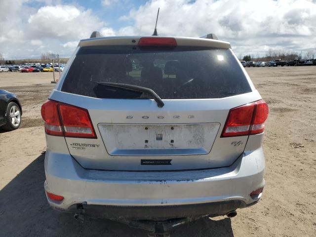 3D4PH6FG0BT550452 - 2011 DODGE JOURNEY R/T SILVER photo 6