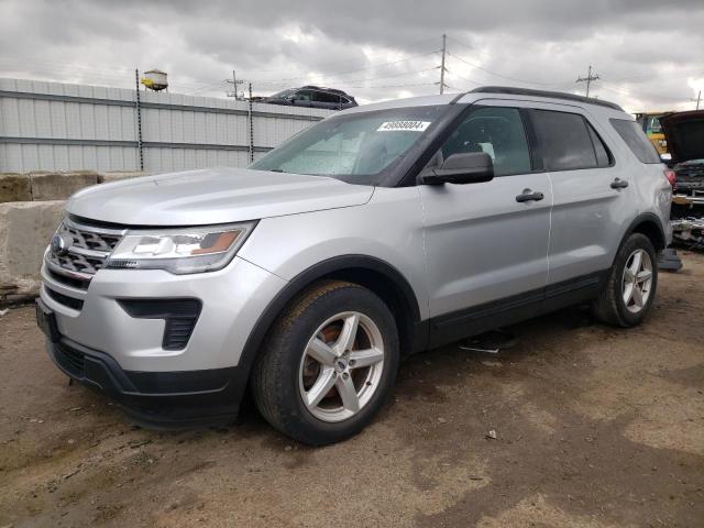 1FM5K7B88JGC65362 - 2018 FORD EXPLORER SILVER photo 1