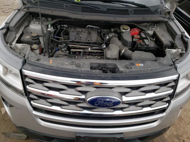 1FM5K7B88JGC65362 - 2018 FORD EXPLORER SILVER photo 12