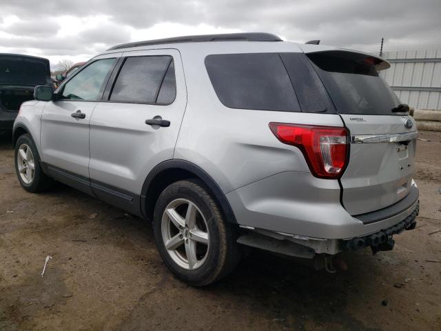 1FM5K7B88JGC65362 - 2018 FORD EXPLORER SILVER photo 2