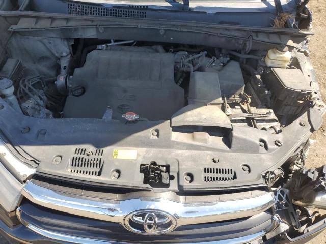 5TDJKRFH1GS252461 - 2016 TOYOTA HIGHLANDER XLE BLACK photo 12