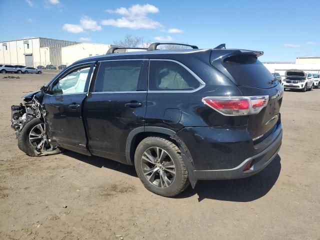 5TDJKRFH1GS252461 - 2016 TOYOTA HIGHLANDER XLE BLACK photo 2