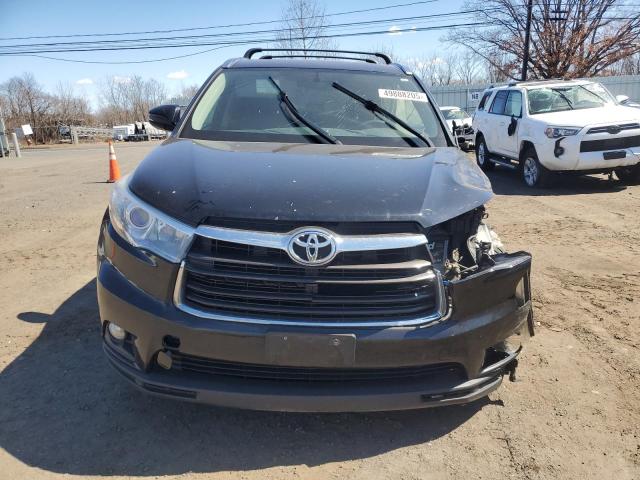 5TDJKRFH1GS252461 - 2016 TOYOTA HIGHLANDER XLE BLACK photo 5