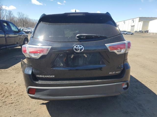5TDJKRFH1GS252461 - 2016 TOYOTA HIGHLANDER XLE BLACK photo 6