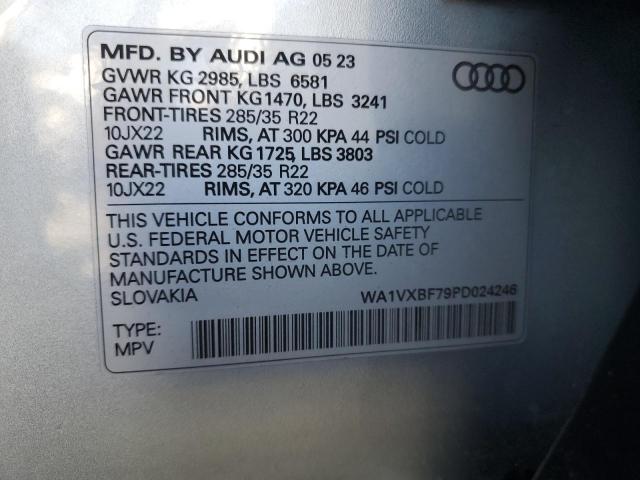 WA1VXBF79PD024246 - 2023 AUDI Q7 PRESTIGE 银色 照片 13