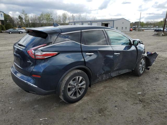 5N1AZ2MH3GN161506 - 2016 NISSAN MURANO S BLUE photo 3