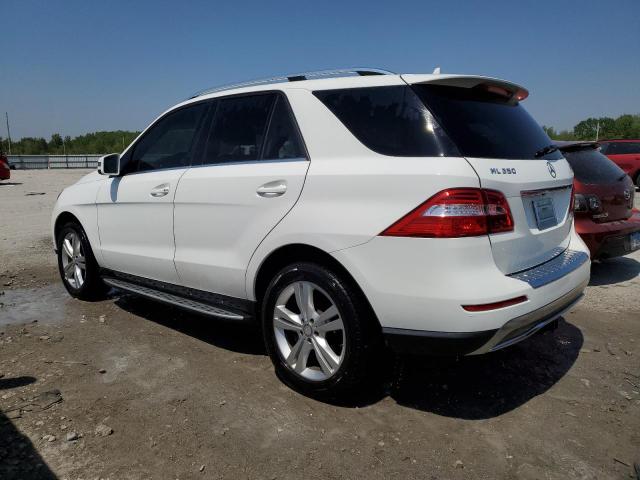 4JGDA5HB2EA281331 - 2014 MERCEDES-BENZ ML 350 4MATIC WHITE photo 2
